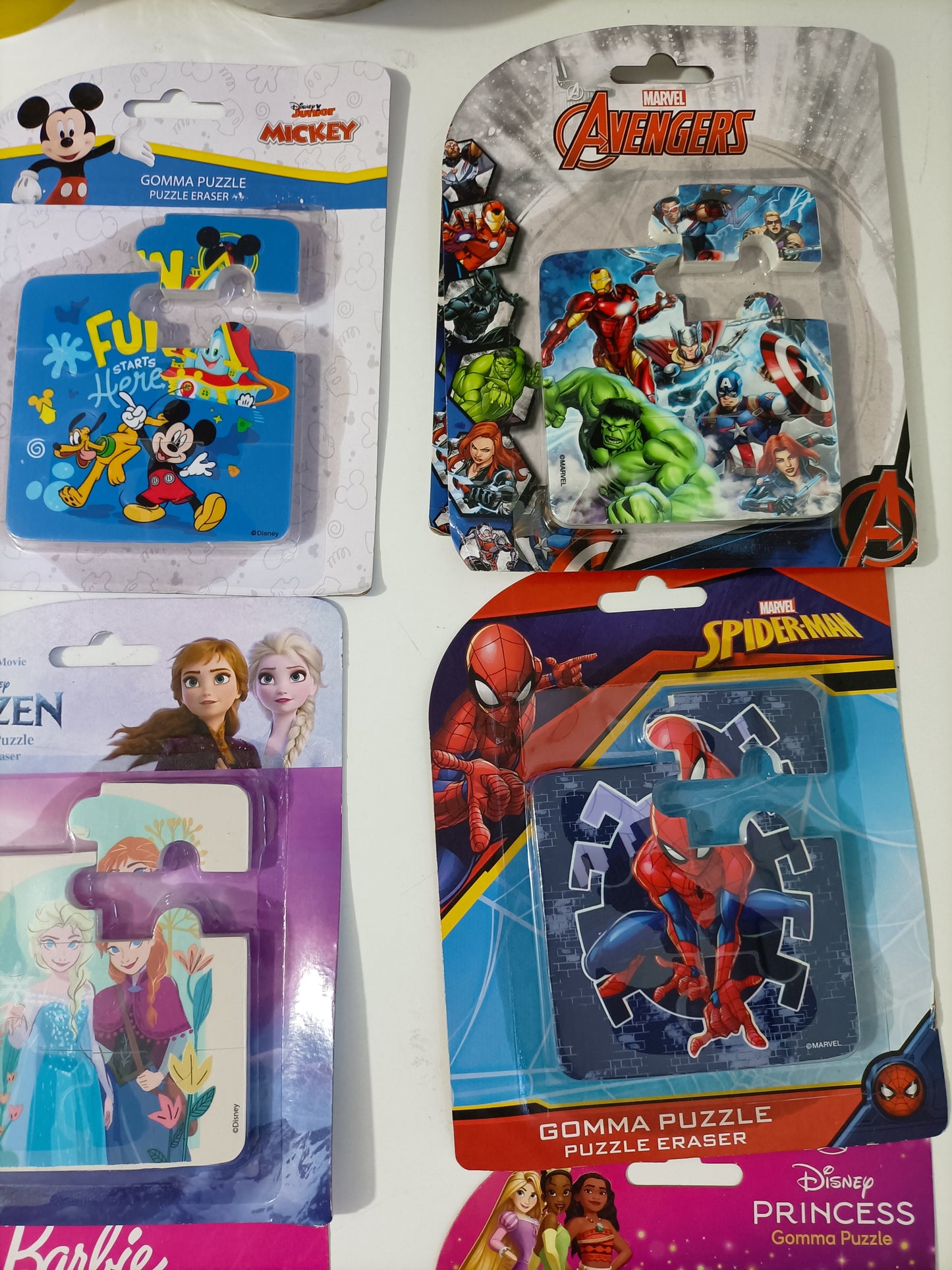 Gomme puzzle da cancellare