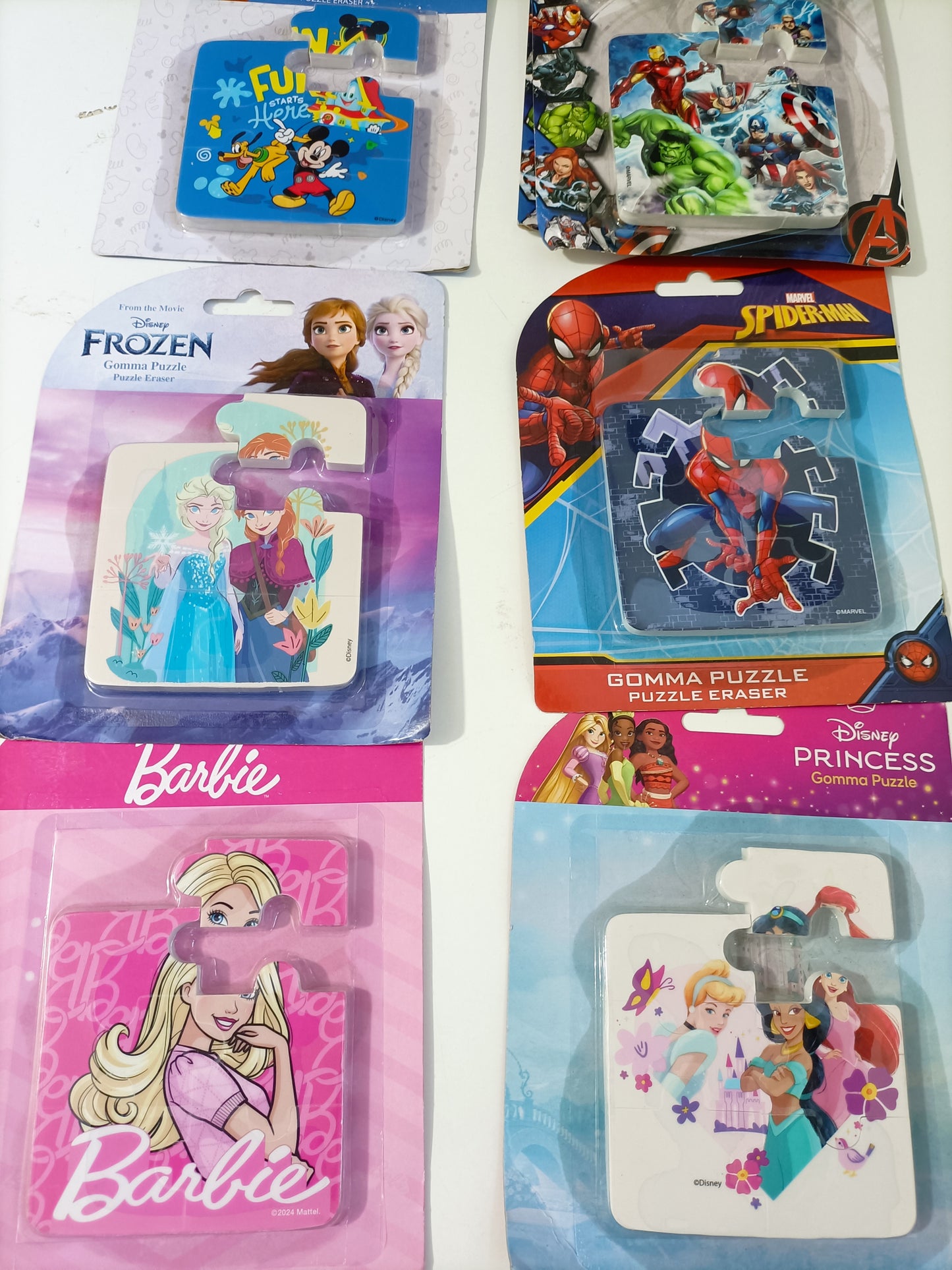 Gomme puzzle da cancellare